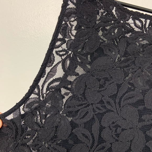 Free People Sleeveless Black Lace Boho Dress Small - Picture 3 of 8
